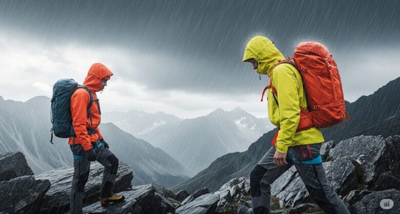 登山の必需品レインウェアの重要性