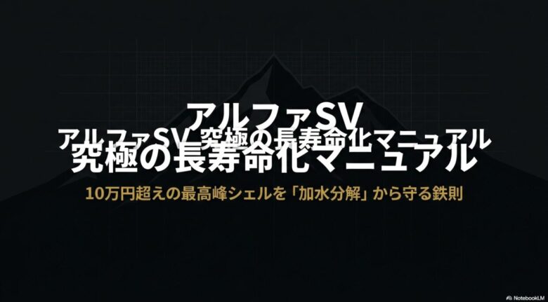 アークテリクスのアルファSVジャケットを10万円超えの最高峰シェルとして加水分解から守るための長寿命化マニュアルの表紙画像