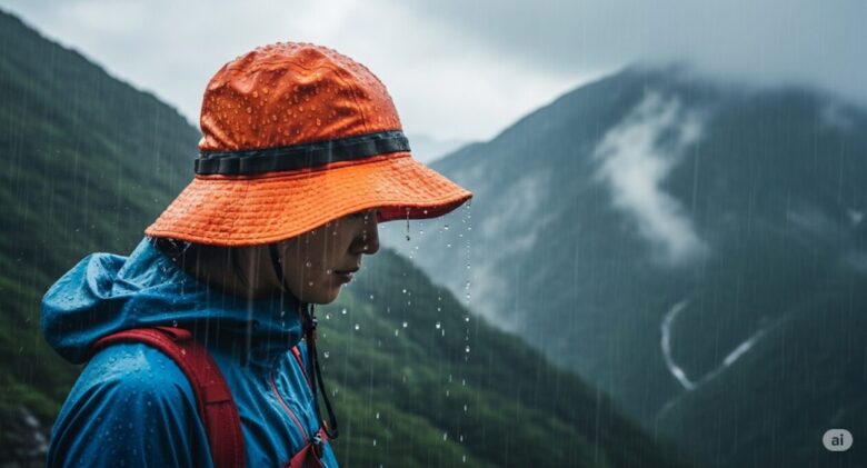 雨天に強いイージス防水サファリハット