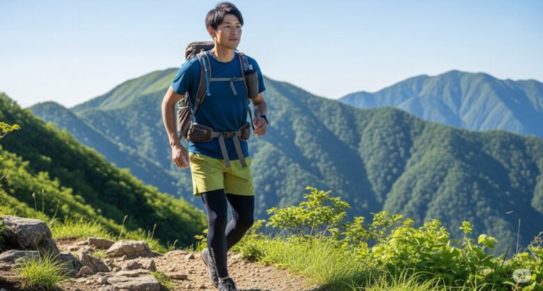 富士登山ではショートパンツにレギンスを合わせる?