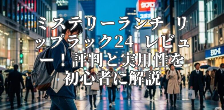 ミステリーランチ リップラック24 レビュー！評判と実用性を初心者に解説