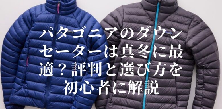 パタゴニアのダウンセーターは真冬に最適？評判と選び方を初心者に解説