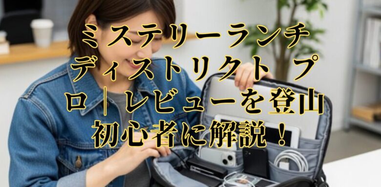 ミステリーランチ ディストリクト プロ｜レビューを登山初心者に解説！