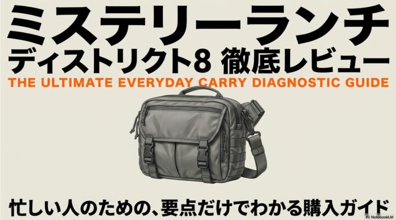 ディストリクト8のコンセプトスライド。軍用クラスの耐久性と日常の機能美の融合について