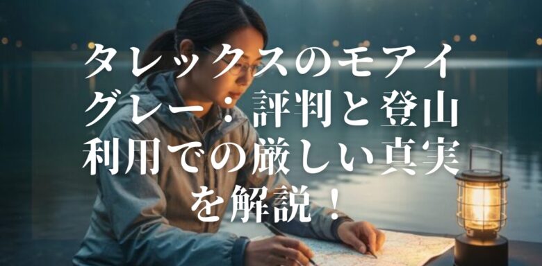 タレックスのモアイグレー：評判と登山利用での厳しい真実を解説！