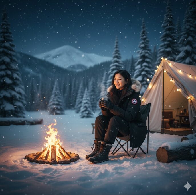 カナダグースのウィンダムパーカー 評判・冬のアウトドアで使えるか?