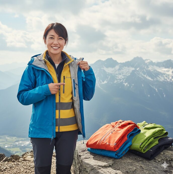 バーグハウスのゴアテックスとフリースのサイズ感とIAガイド!・バーグハウスのゴアテックスとフリース解説