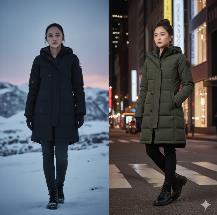 カナダグースのクレアコート|ブラックレーベルとの違いは?