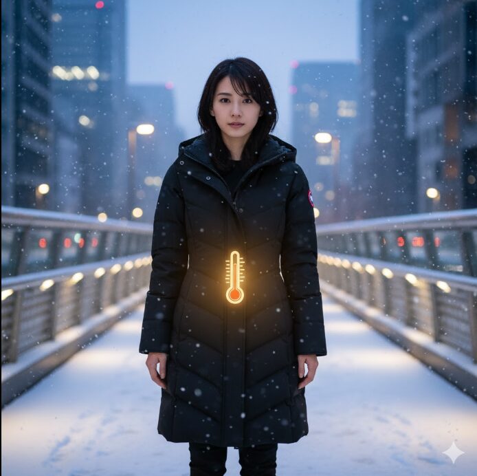 カナダグースのクレアコート|極寒のアウトドアで使えるの?