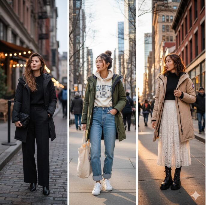 カナダグースのクレアコート|インスタで見つける着こなし術