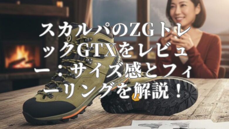 スカルパのZGトレックGTXをレビュー:サイズ感とフィーリングを解説!