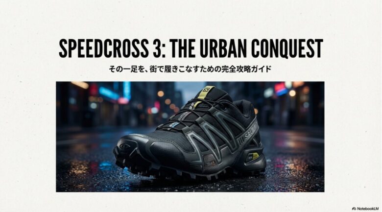 サロモンのスピードクロス3 コーデ術！サイズ感や着こなしを解説