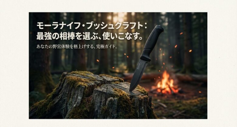 モーラナイフのブッシュクラフト徹底解説！選び方と手入れのコツ