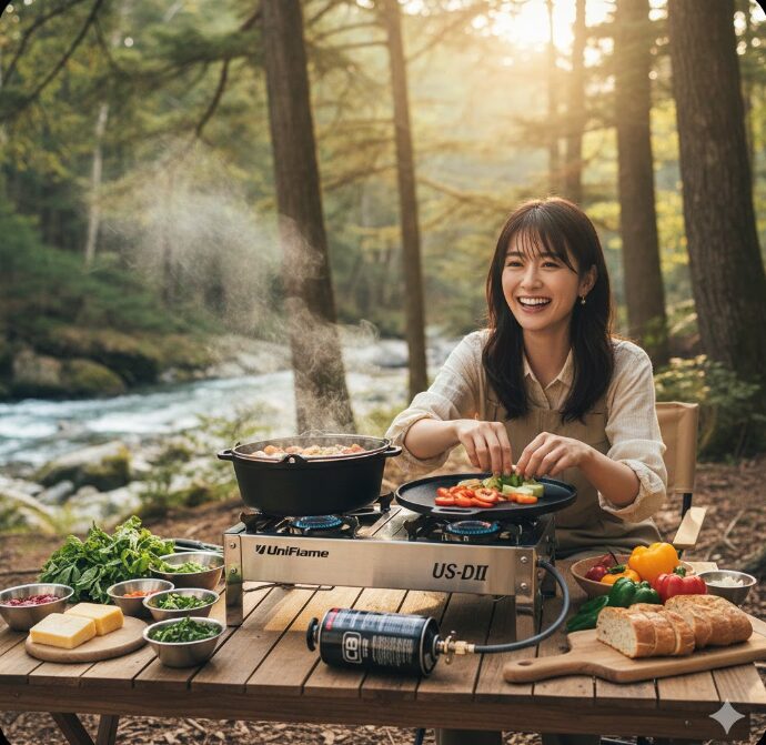 ユニフレームのテーブルトップバーナーUS-DII【完全ガイド！】 | 登山